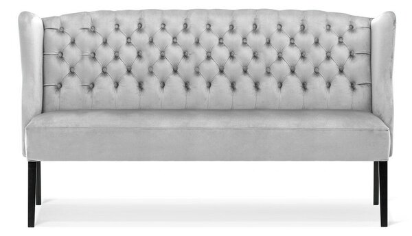 Weronica Chesterfield Kárpitozott Pad Szürke