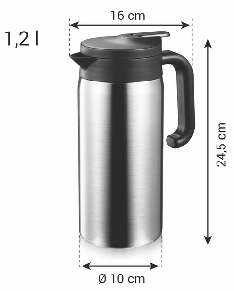 Tescoma CONSTANT termosz adagolókupakkal 1.2 l, rozsdamentes acél