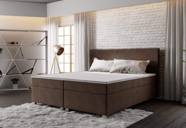 SIMPLE kárpitozott ágy + ágyrács + matrac, 140x200, cosmic 800