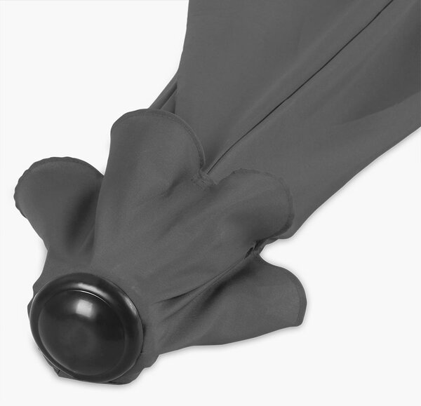 Kingsleeve® Kerti félköríves napernyő - antracit