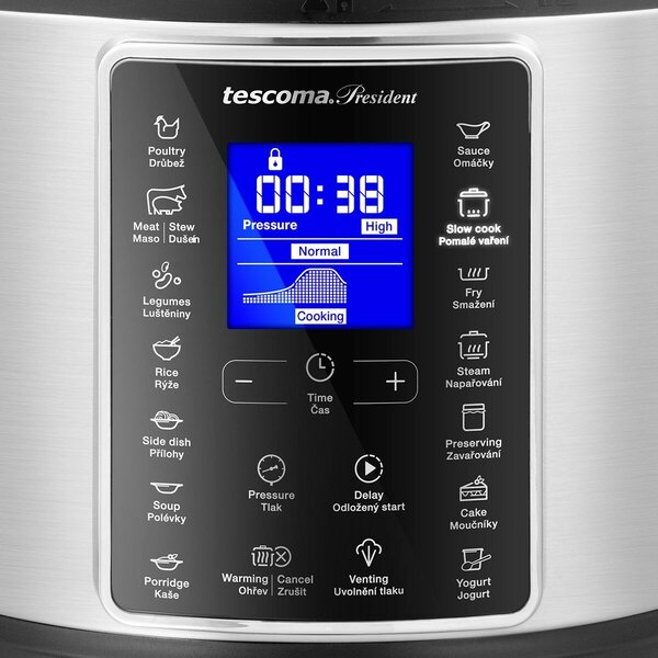 Tescoma PRESIDENT elektromos kukta 5,5 l, multifunkciós