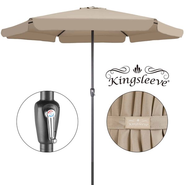 Kingsleeve® Maui kerti napernyő Ø330 cm - taupe