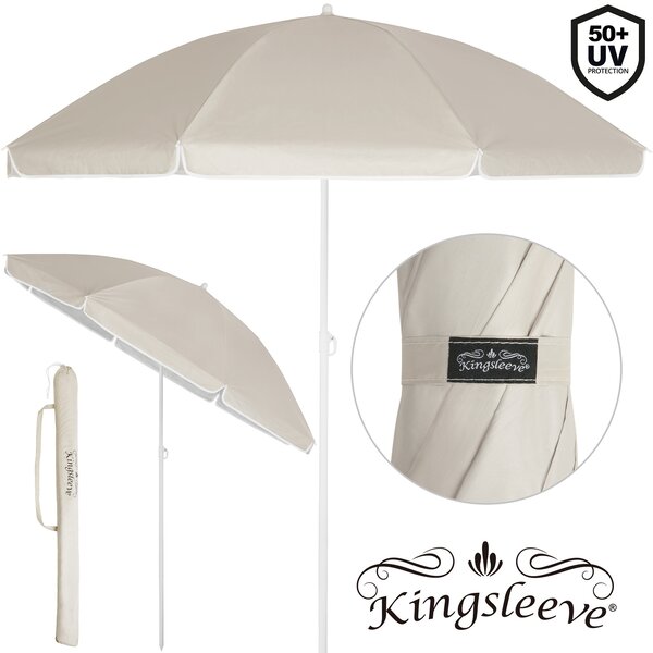 Kingsleeve® Cyprus kerti napernyő 180 cm - bézs