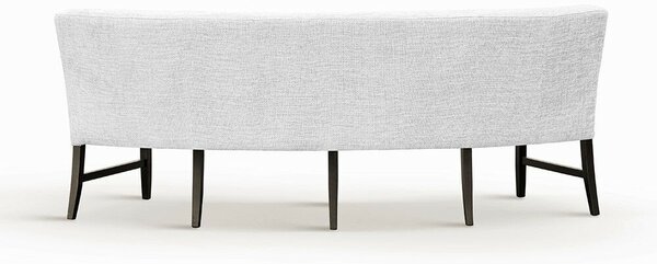 Gezelling Oval 200 Kárpitozott Pad Wenge Lábakkal