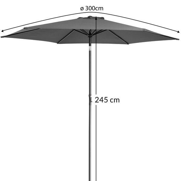 Kingsleeve® Kerti napernyő Ø300 cm - antracit