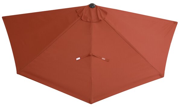 Kingsleeve® Kerti félköríves napernyő - terrakotta