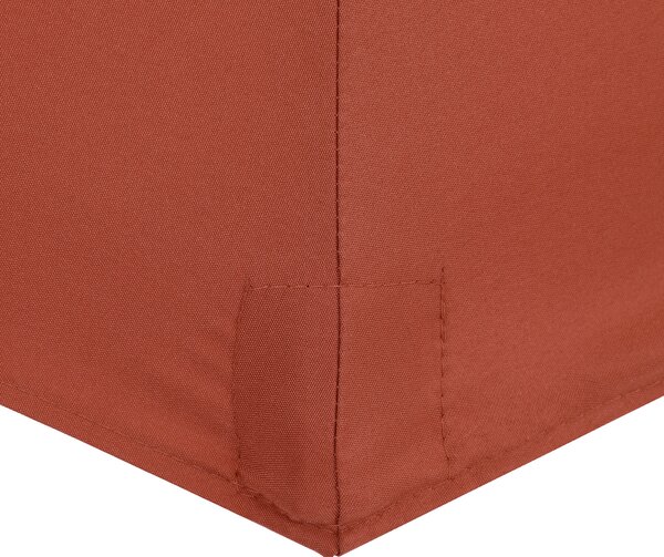 Kingsleeve® Kerti félköríves napernyő - terrakotta