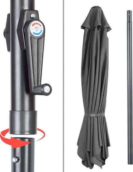 Kingsleeve® Kerti napernyő Ø300 cm - antracit