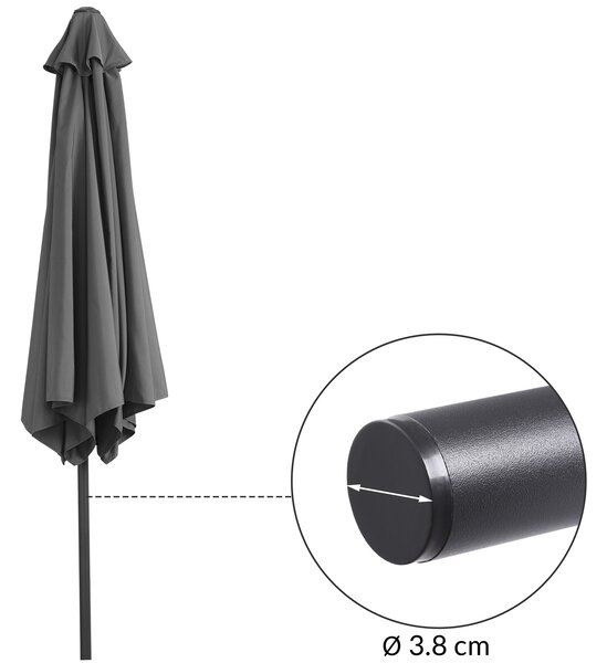 Kingsleeve® Kerti napernyő Ø300 cm - antracit