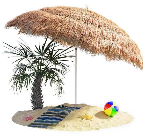 Kingsleeve® Hawaii napernyő Ø160 cm - természetes