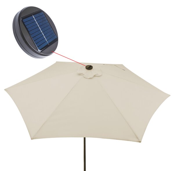 Kingsleeve® LED napernyő Miami Ø270 cm - bézs