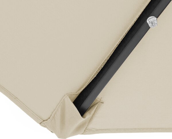 Kingsleeve® LED napernyő Miami Ø270 cm - bézs