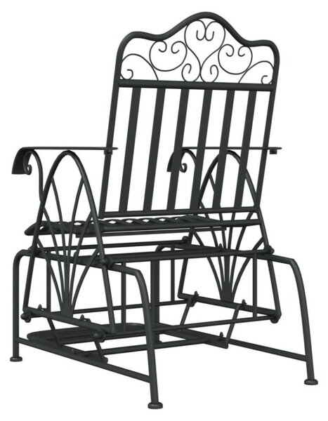 Fekete acél hintapad 61 cm