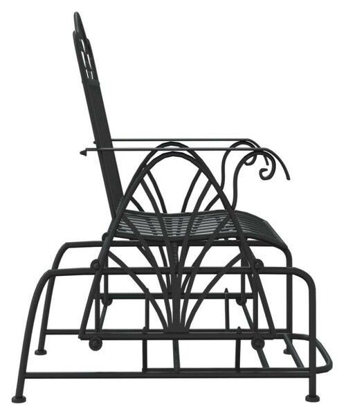 Fekete acél hintapad 61 cm