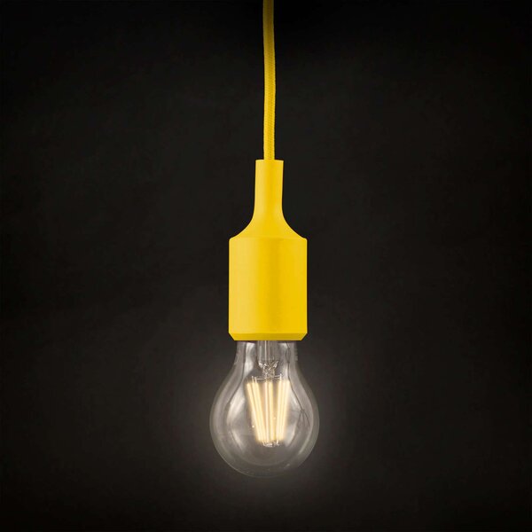 Húzókapcsolós lámpa - sárga