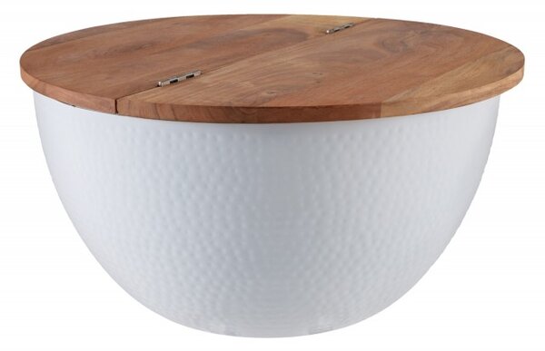 Dohányzóasztal ORIENT 60 cm - fehér