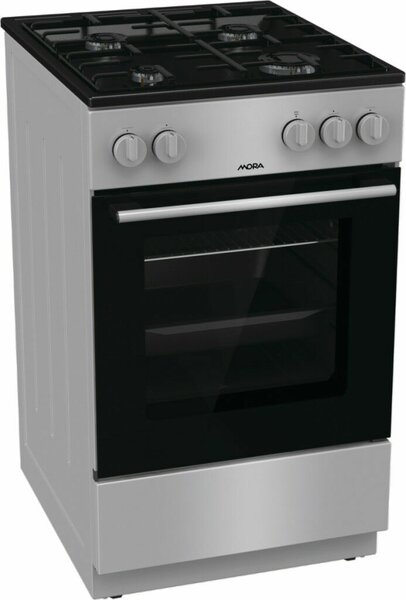MORA P2252A1S Gáztűzhely, 70L, 4 főzőzóna, CompactDoor, A energiaosztály