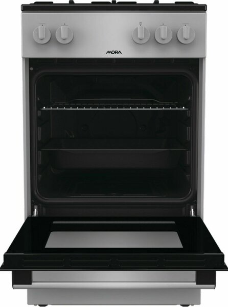 MORA P2252A1S Gáztűzhely, 70L, 4 főzőzóna, CompactDoor, A energiaosztály