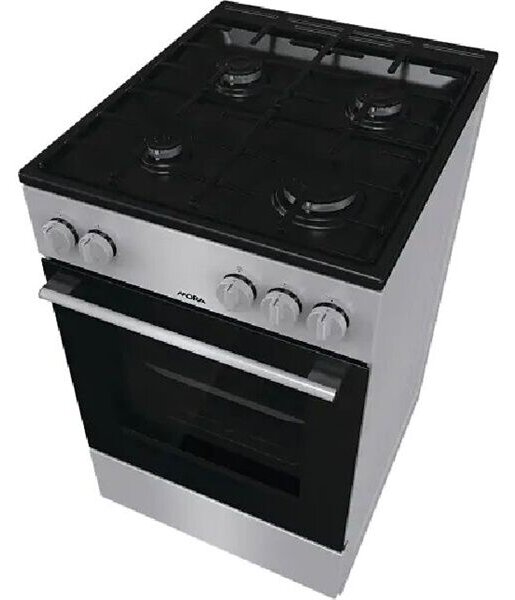 MORA P2252A1S Gáztűzhely, 70L, 4 főzőzóna, CompactDoor, A energiaosztály