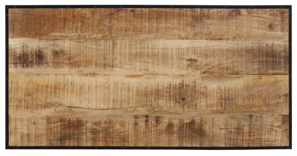 Vidaxl tömör nyers mangófa bárasztal 110x55x107 cm