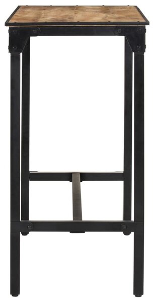 Vidaxl tömör nyers mangófa bárasztal 110x55x107 cm