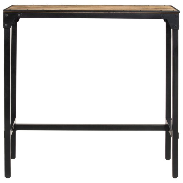 Vidaxl tömör nyers mangófa bárasztal 110x55x107 cm