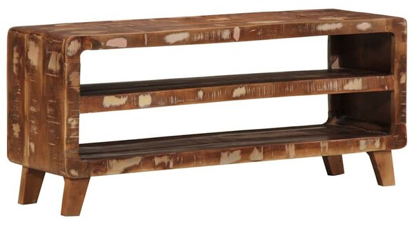 Tömör újrahasznosított fa TV-szekrény 105x46x32 cm