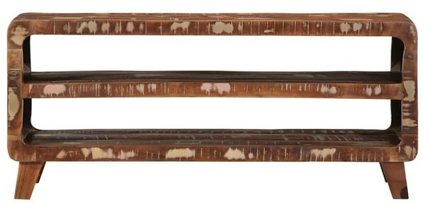 Tömör újrahasznosított fa TV-szekrény 105x46x32 cm