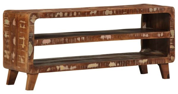 Tömör újrahasznosított fa TV-szekrény 105x46x32 cm
