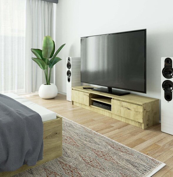 AKORD CLP K160 TV Szekrény Artisan Tölgy