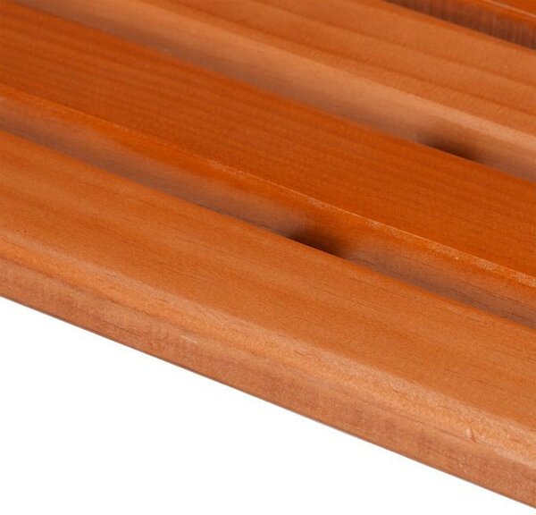 Rusztikus kerti pad 2 személyes fa és fém 83,5 x 123 x 56 cm 10036068