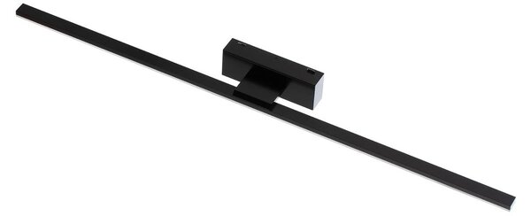 MCJ LED fali lámpa Miroir 80 cm fekete 3000K, Fekete, Fürdőszoba, Alumínium, Modern