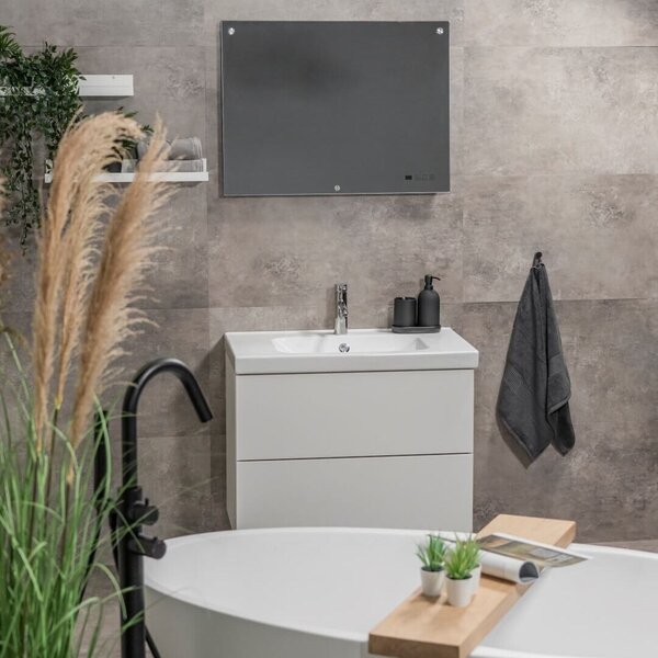 Infravörös tükör sugárzó panel, Eurom, Sani LED WiFi 600, fehér