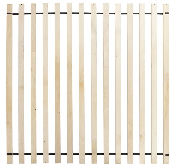 Ágy Művászon LESTRE 180 x 200 cm Törtfehér