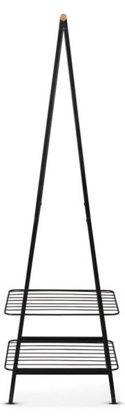 Brabantia Linn 1000814 többfunkciós ruhaakasztó, acél, fekete