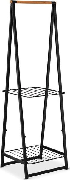 Brabantia Linn 1000814 többfunkciós ruhaakasztó, acél, fekete