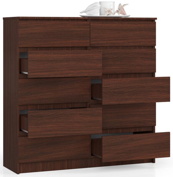 AKORD CLP K120 Wenge Komód 10 Fiókos