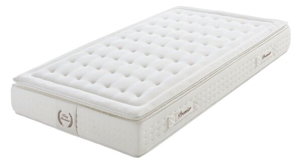 Saltea - Moonia - Viscoelastică - King Premier Multizone - 90X200 cm - Color Alb