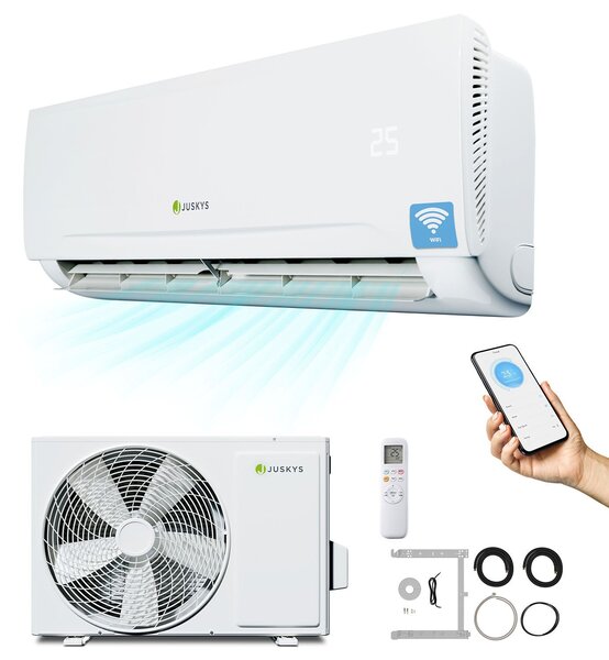 Klíma 12000 BTU/h wifi/app funkcióval, távirányítóval és időzítővel