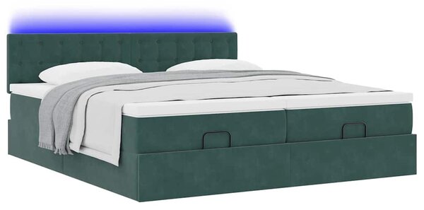VidaXL Ottoman Ágy - Bársony - 160x200 cm