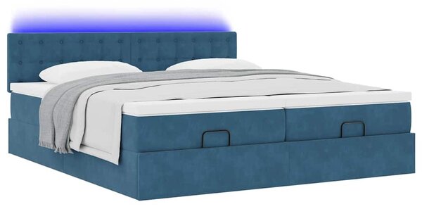 VidaXL Ottoman Ágy - 160x200 cm - Bársony