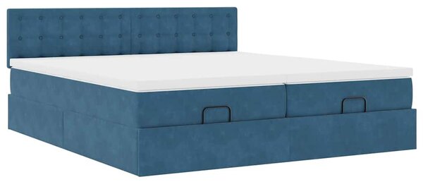 VidaXL Ottoman Ágy - 160x200 cm - Bársony