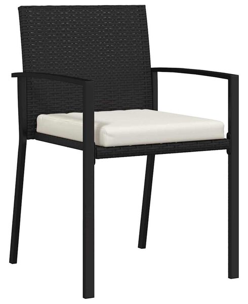 Kert étkező szett 3 pcs Fekete Porszórt acél