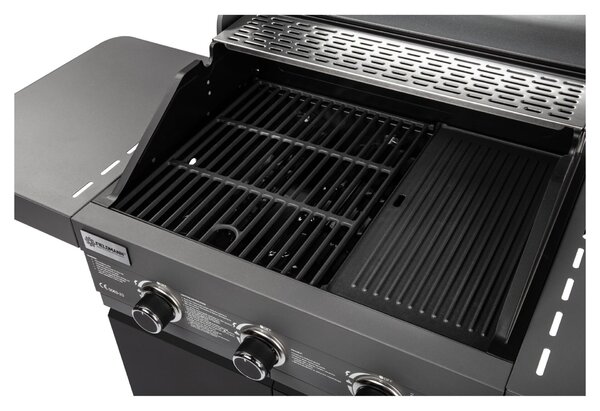 Fieldmann FZG 3006 gáz grill 3égős, Inox