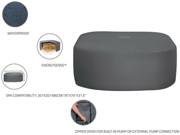 EnergySense thermo takaró Lay-Z-Spa felfújható jakuzzihoz, 201 cm