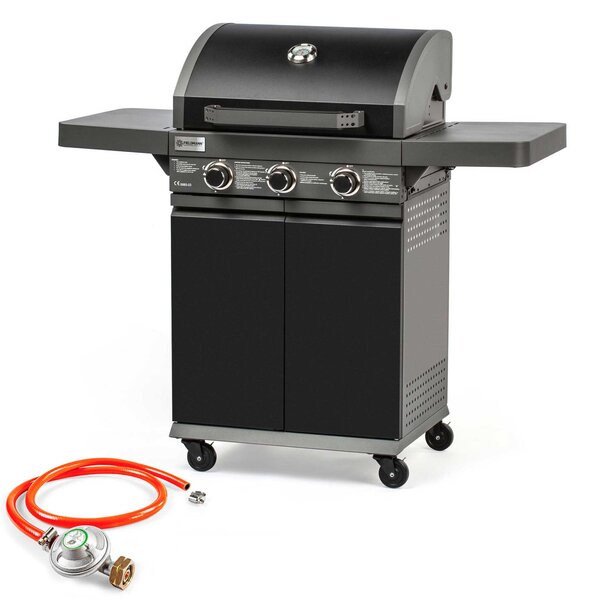 Fieldmann FZG 3006 gáz grill 3égős, Inox