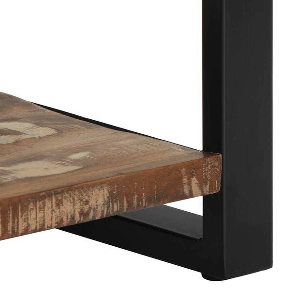 VidaXL konzolasztal többszínű 100x35x75cm tömörfa újrahasznosított fa
