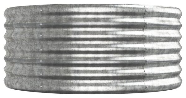 Acél Kerti Magaságyás - Ovális - 440x80x36 cm
