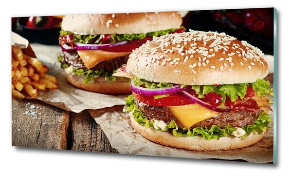 Fali üvegkép Hamburger