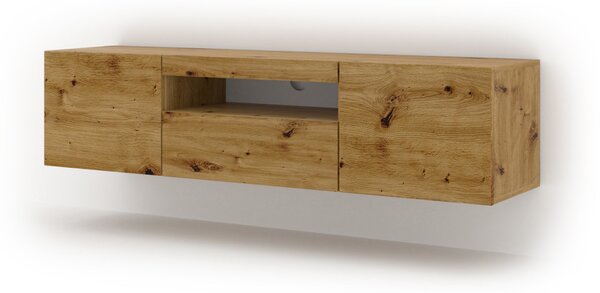 AURA TV-állvány 150 cm, artisan tölgy színben